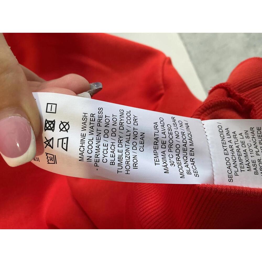 Puma Red Men's Hoodie with Logo XL - Picture 9 of 9